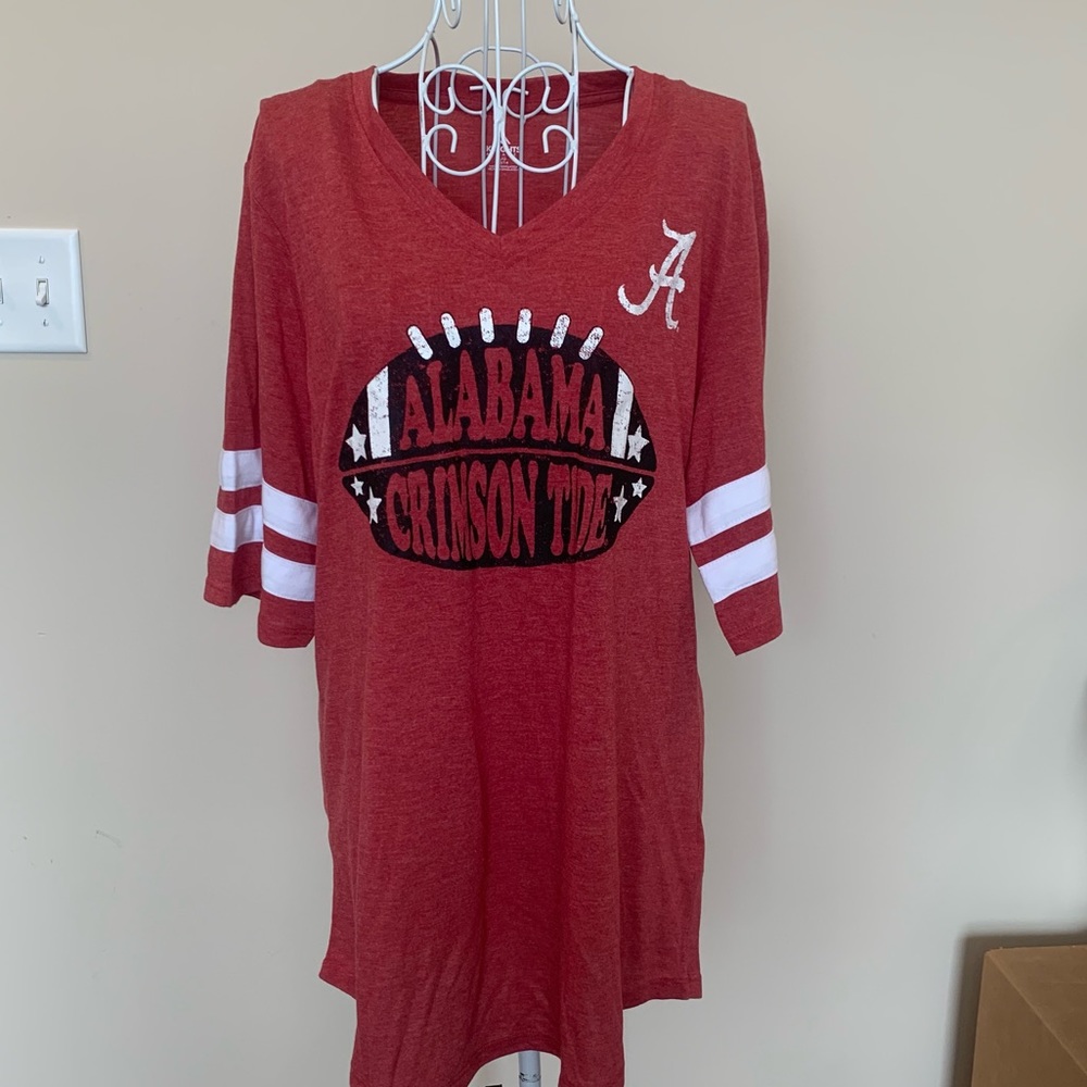 Knights Apparel Red Alabama Crimson Tide TShirt Size L